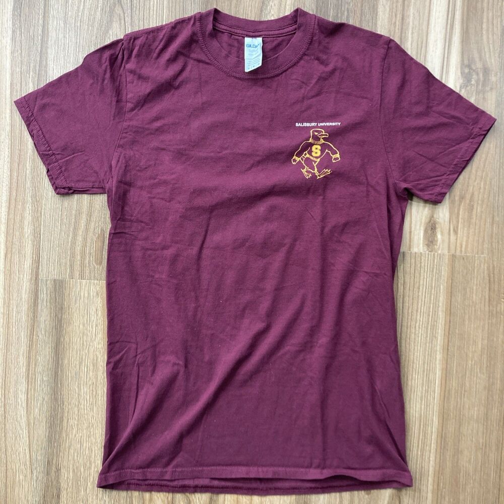 Gildan Salisbury University T-Shirt (Size M) Sammy Sea Gull Logo • 'Bury Bound